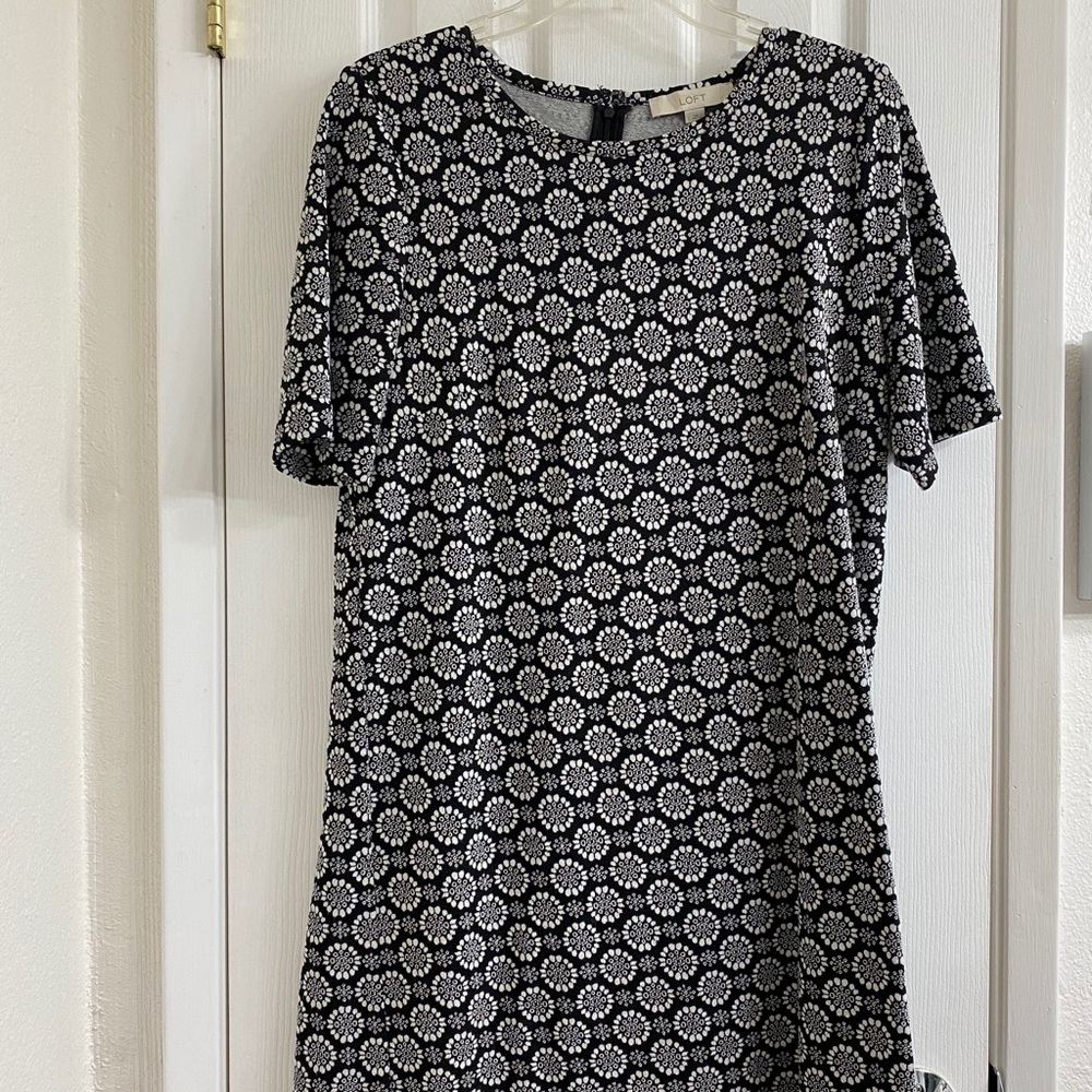 Retro Short Sleeve Dress
